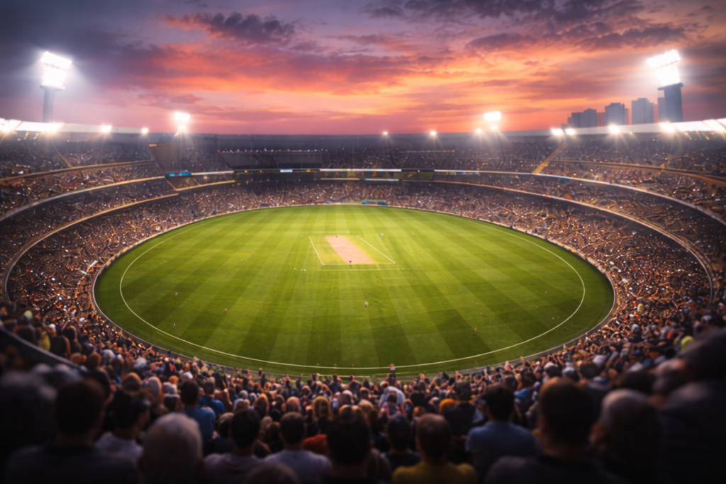 cricket ground banner